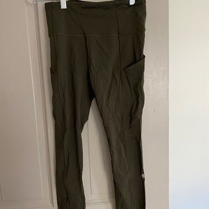 Green Lululemon Leggings
